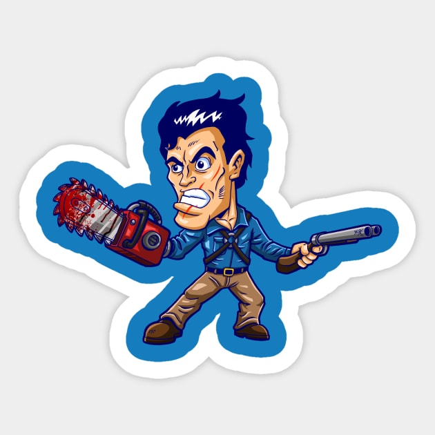 Evil dead Sticker by mauchofett